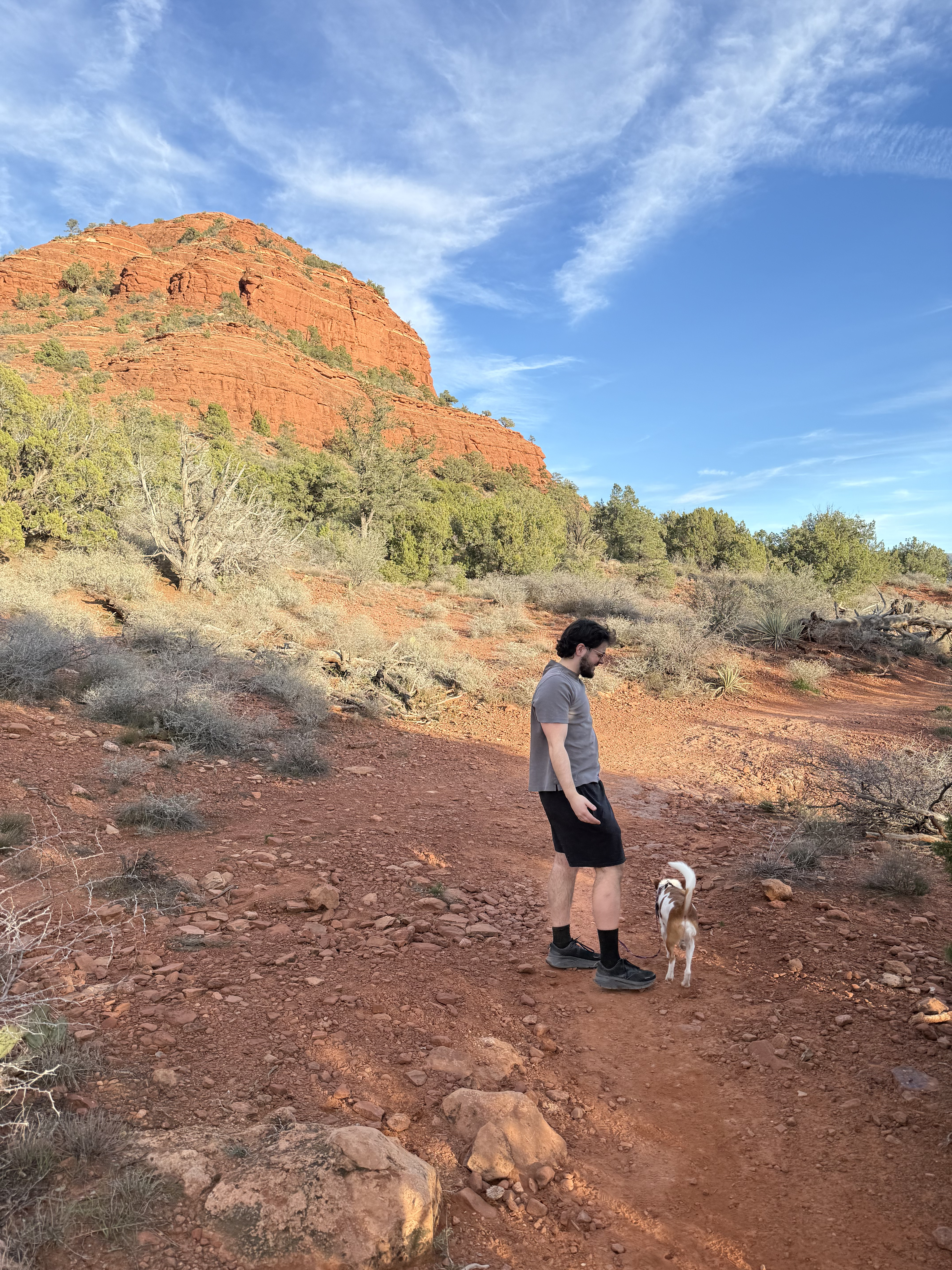 Lenny and Noah at red rocks